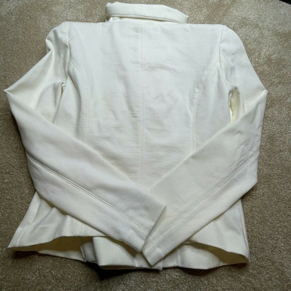 Blank NYC Jacket Small Womens Casual Zipper Moto White Ladies Casual New Classic - Picture 2 of 11